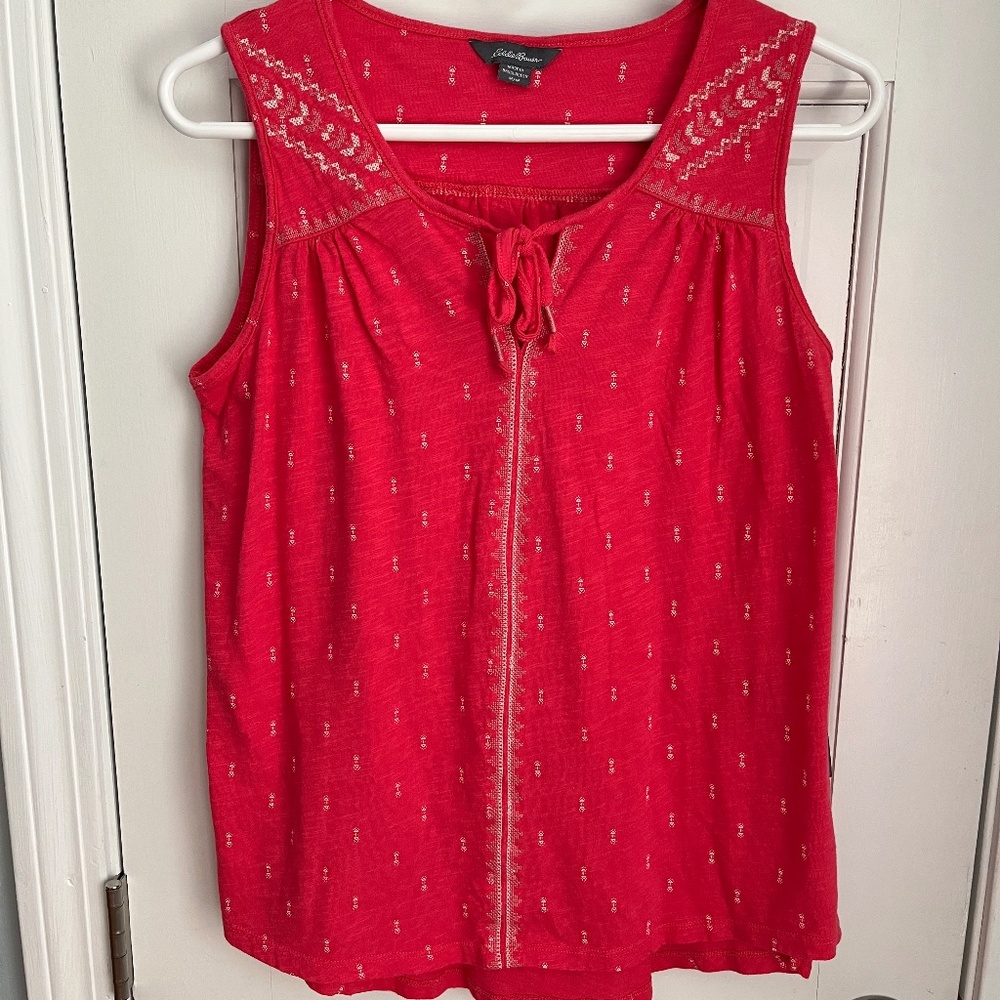 Eddie Bauer sleeveless top Size M.  EUC!